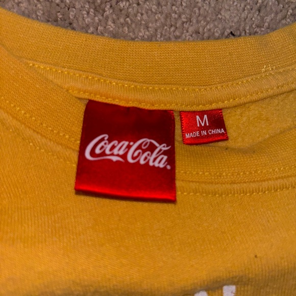 Coca-cola Yellow Sweatshirt - Picture 2 of 3